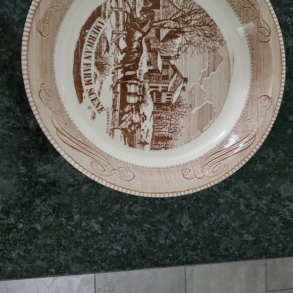 Vintage Royal China by Jeannette Glass Company Pie Plate - Picture 3 of 3